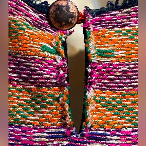 FINAL PRICE NWT,Free People Rare Heart crochet sweater dress,red/multi size S - Picture 10 of 15